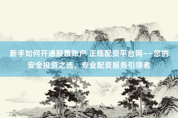 新手如何开通股票账户 正规配资平台网——您的安全投资之选，专业配资服务引领者
