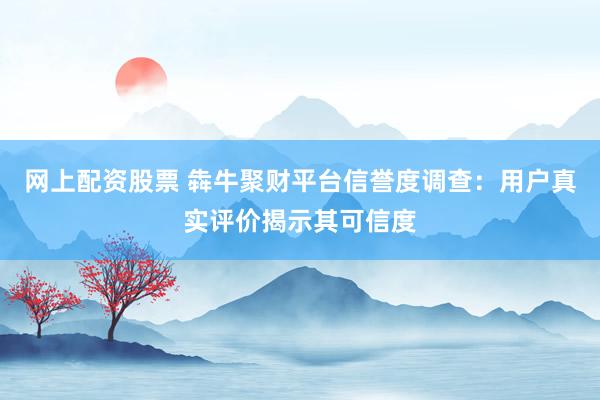 网上配资股票 犇牛聚财平台信誉度调查：用户真实评价揭示其可信度