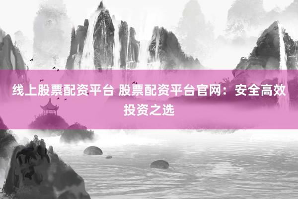 线上股票配资平台 股票配资平台官网：安全高效投资之选