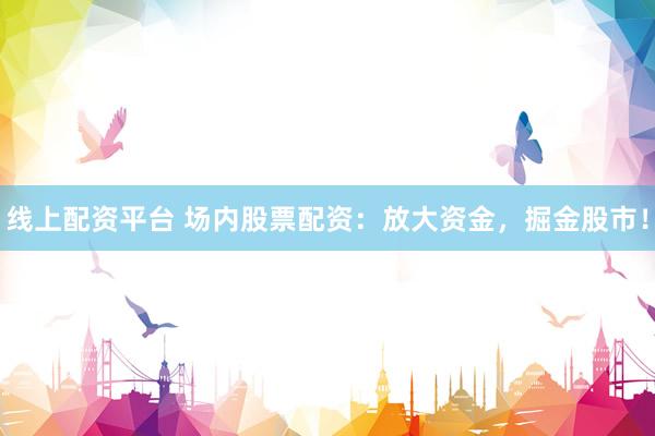 线上配资平台 场内股票配资：放大资金，掘金股市！