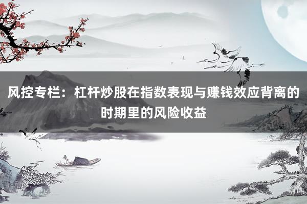 风控专栏：杠杆炒股在指数表现与赚钱效应背离的时期里的风险收益